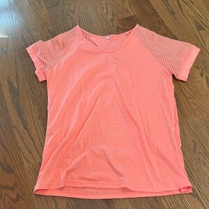 Coral Short Sleeve Women's Top